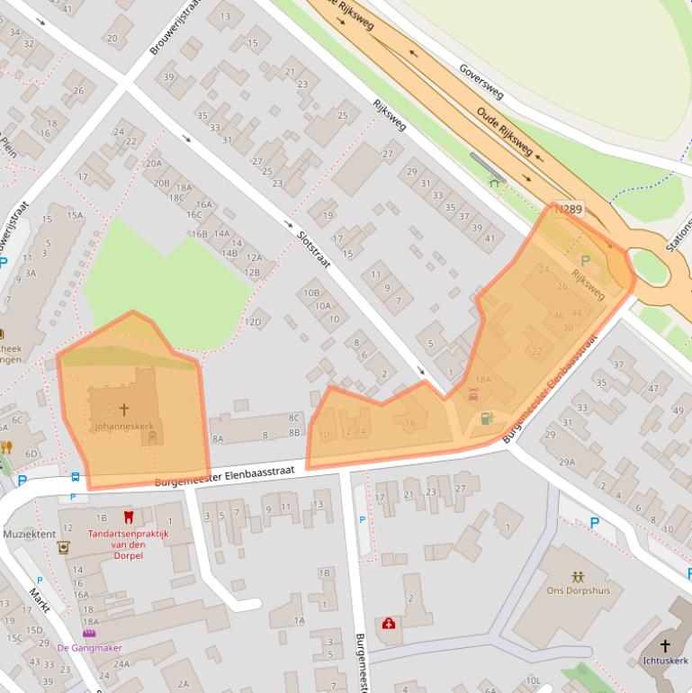 Kaart van postcodegebied 4416AP.