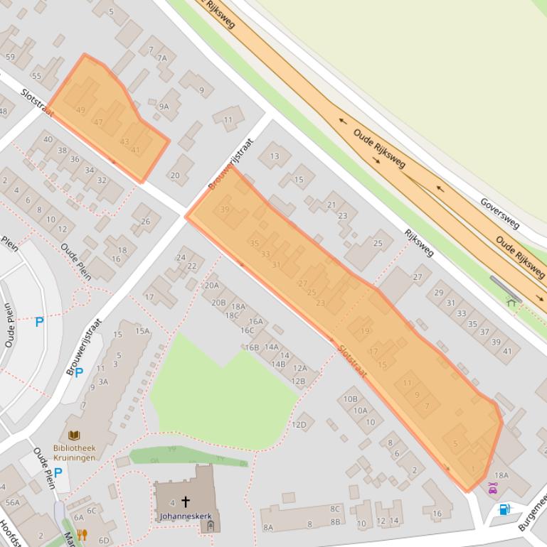 Kaart van postcodegebied 4416AS.