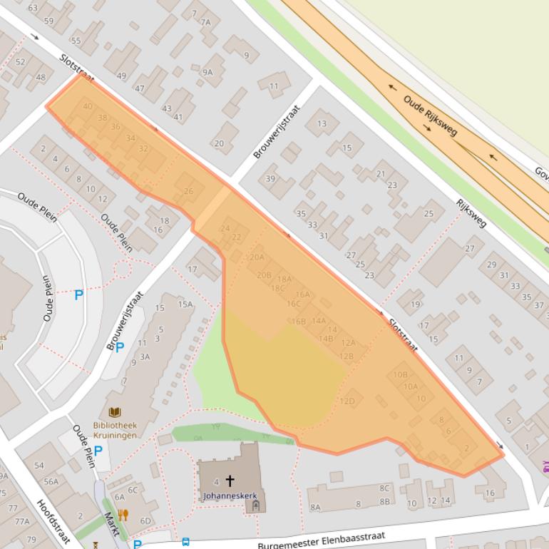 Kaart van postcodegebied 4416AV.