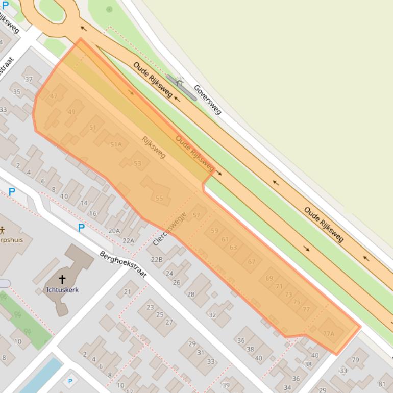 Kaart van postcodegebied 4416BB.