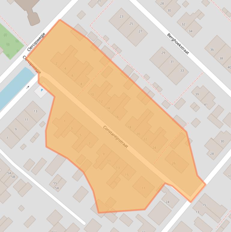 Kaart van postcodegebied 4416BL.