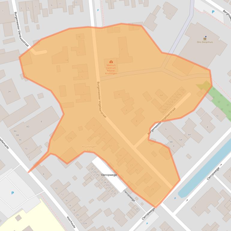 Kaart van postcodegebied 4416BP.