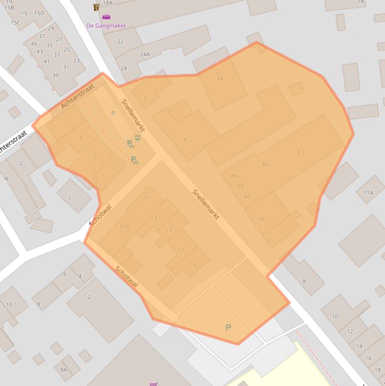 Kaart van postcodegebied 4416BR.