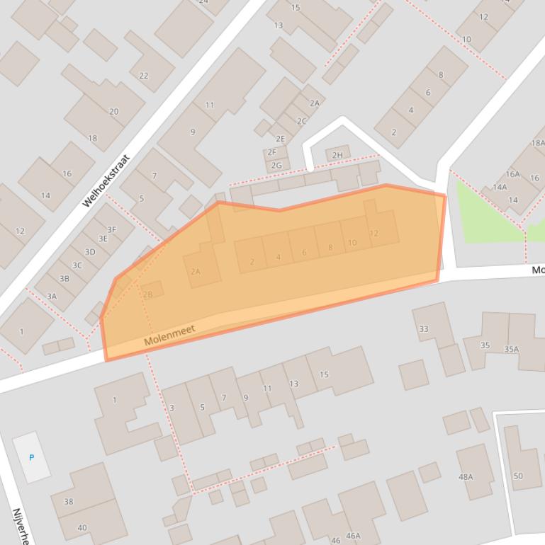 Kaart van postcodegebied 4416BZ.