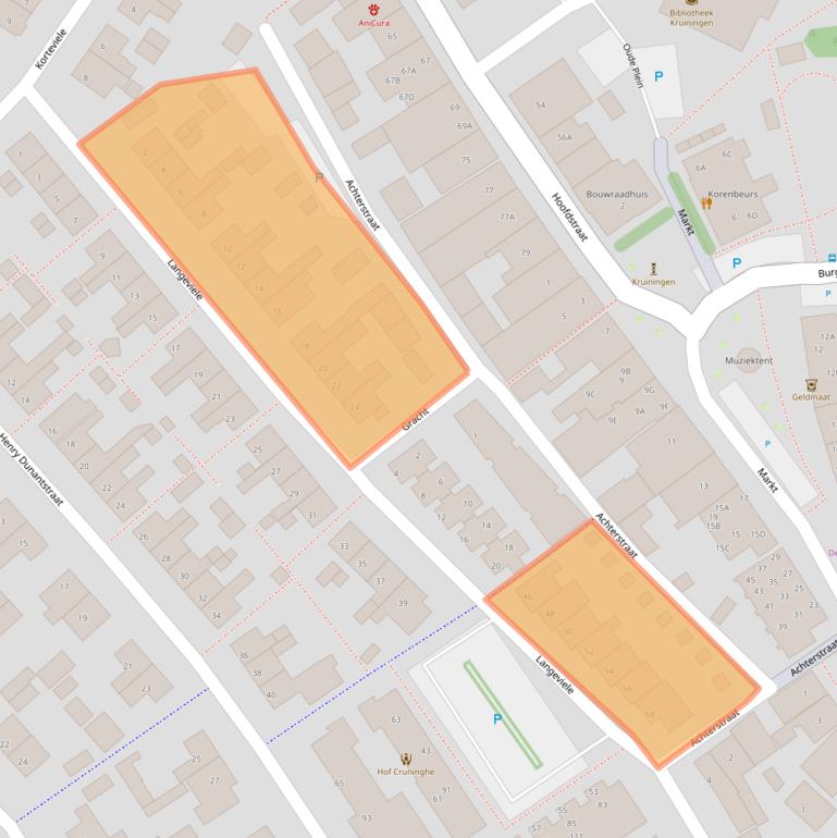 Kaart van postcodegebied 4416CG.