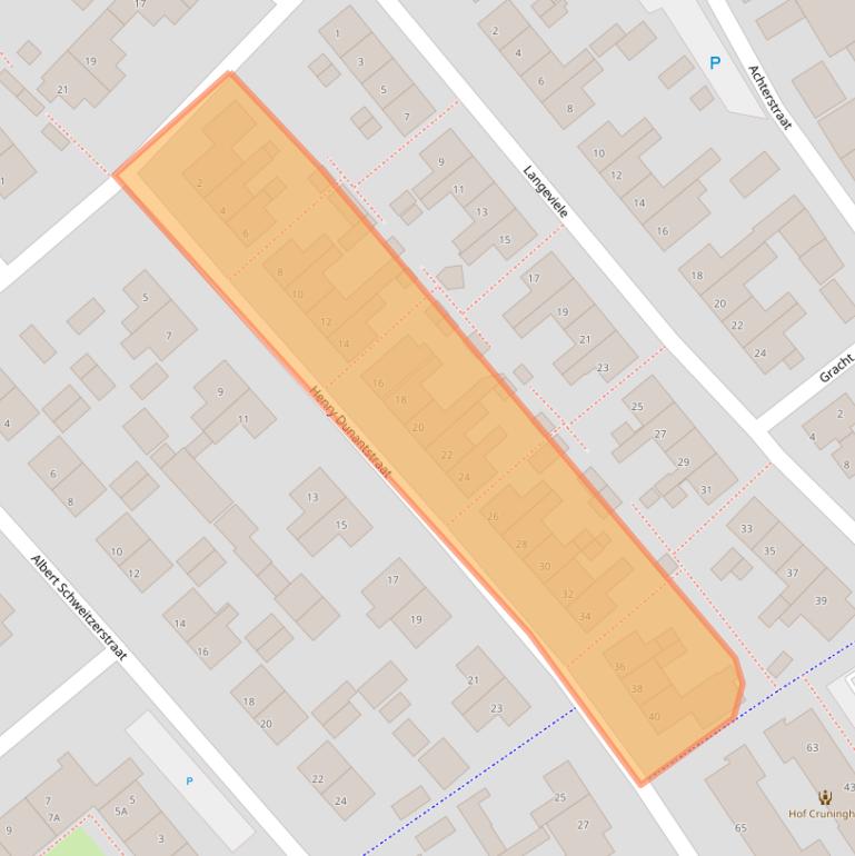 Kaart van postcodegebied 4416CL.