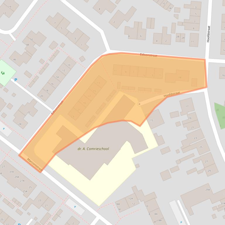 Kaart van postcodegebied 4416DB.