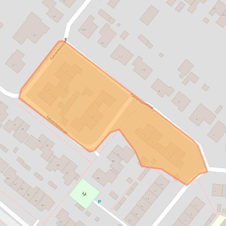 Kaart van postcodegebied 4416DD.