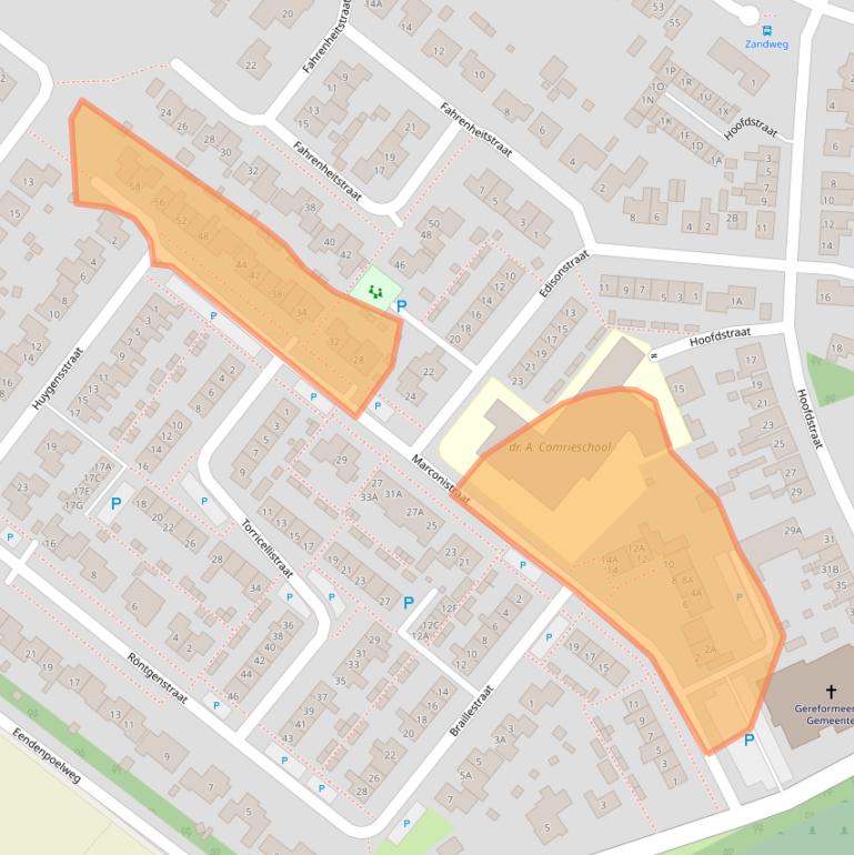 Kaart van postcodegebied 4416DE.