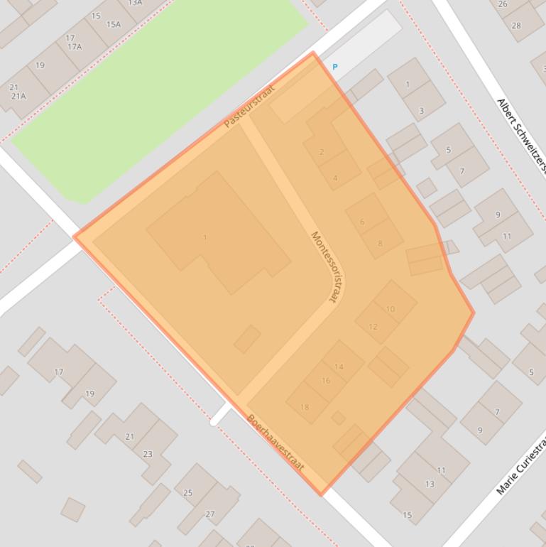 Kaart van postcodegebied 4416EA.