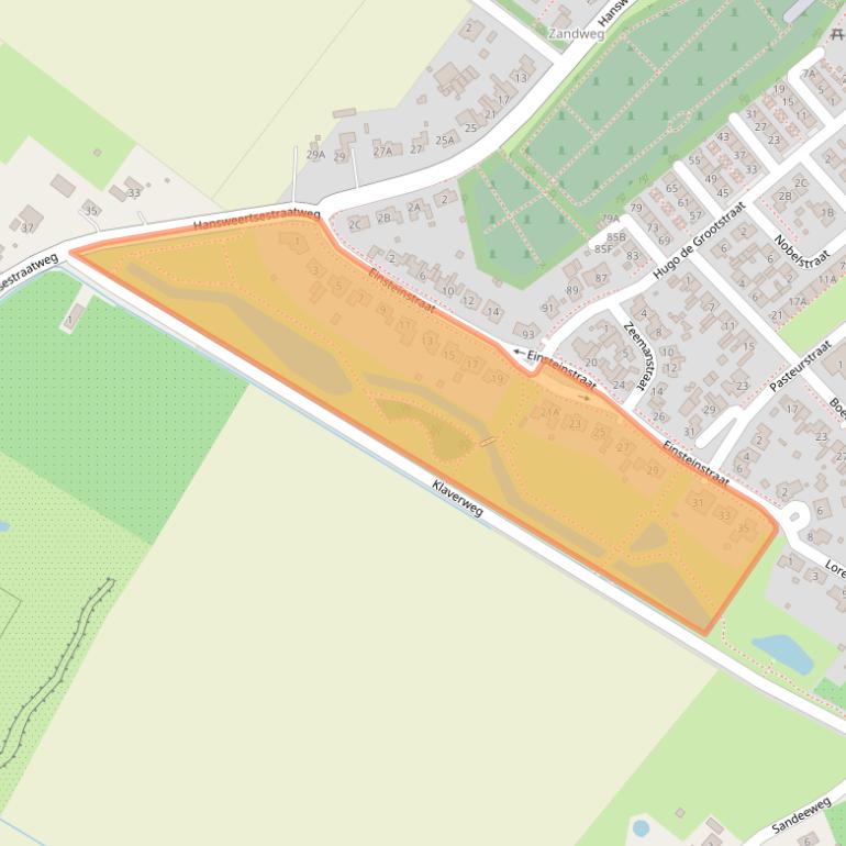 Kaart van postcodegebied 4416EL.