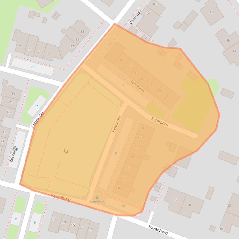 Kaart van postcodegebied 4416HE.