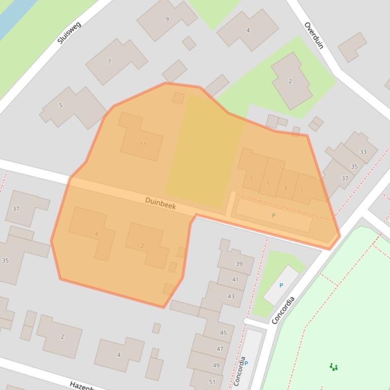 Kaart van postcodegebied 4416HG.