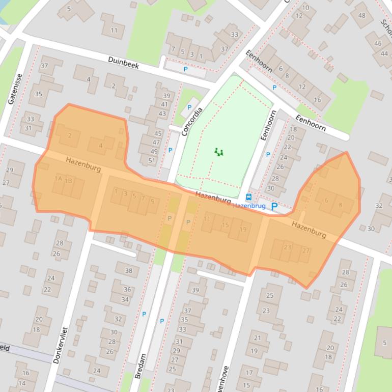 Kaart van postcodegebied 4416HH.