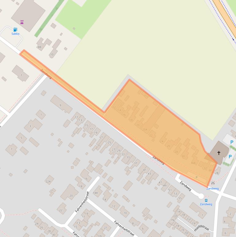 Kaart van postcodegebied 4416NB.