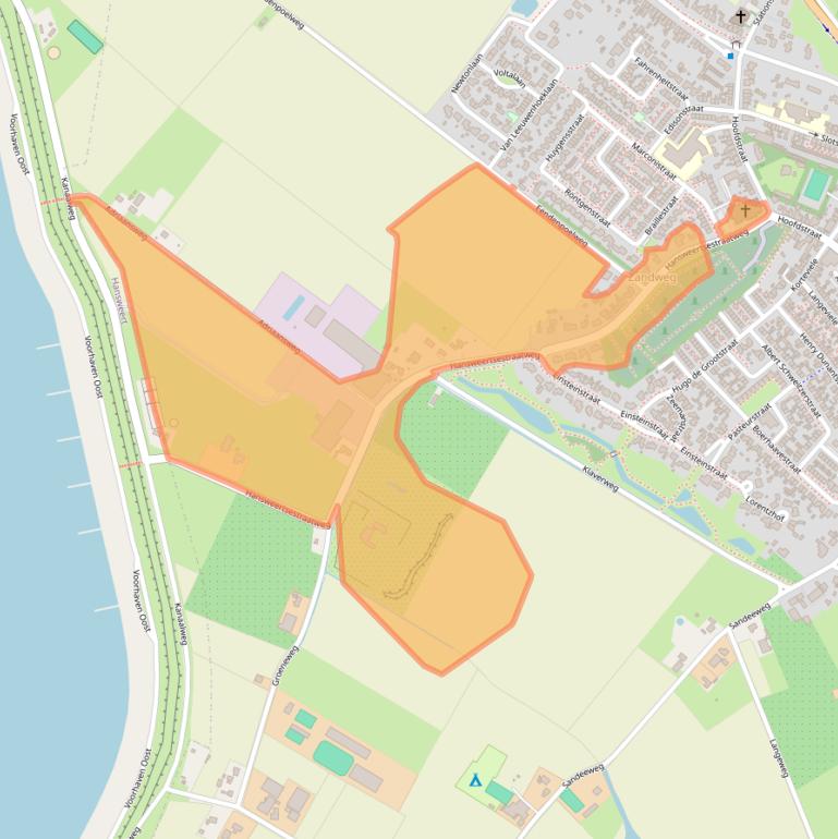 Kaart van postcodegebied 4416ND.