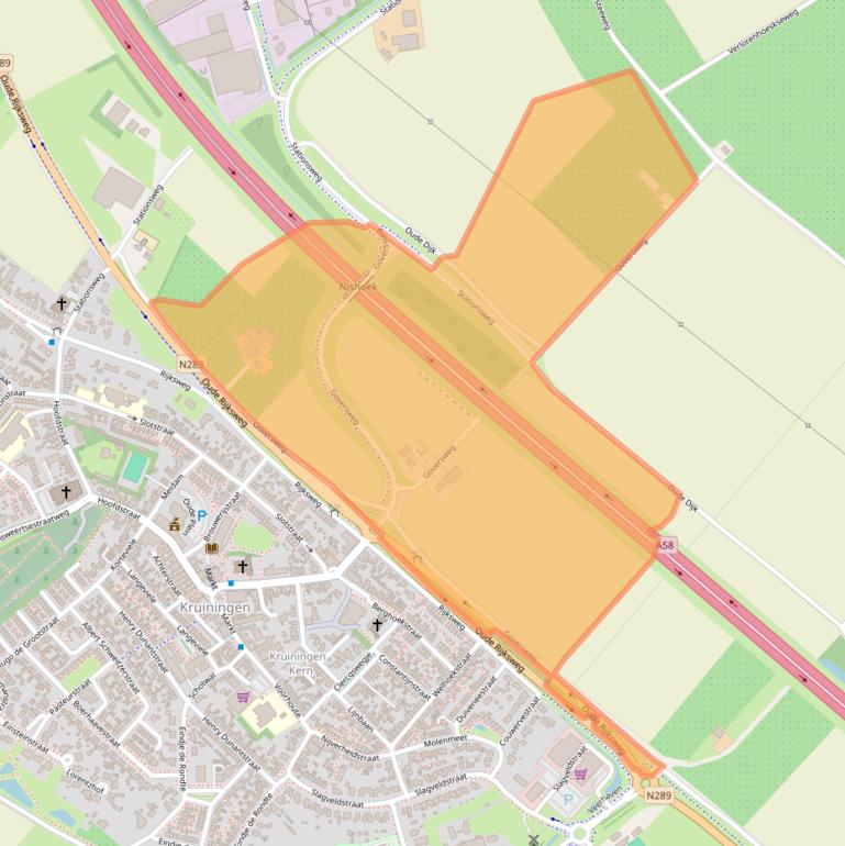 Kaart van postcodegebied 4416PG.