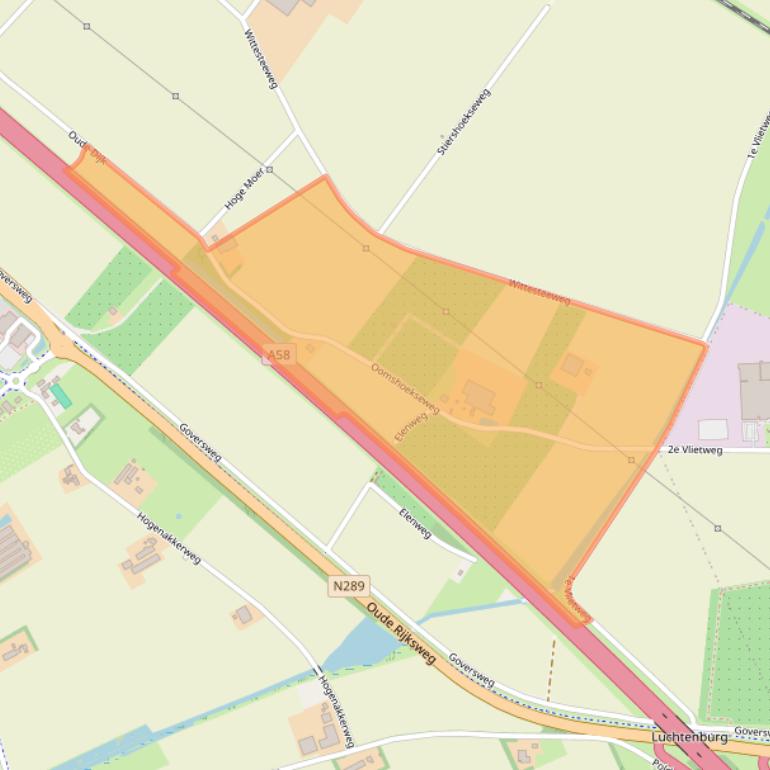 Kaart van postcodegebied 4416RG.