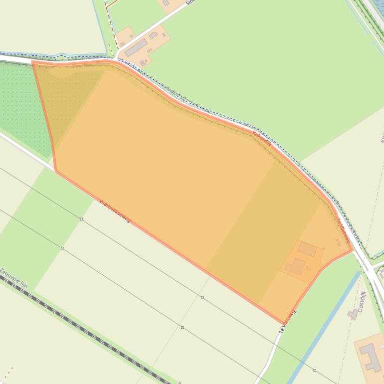 Kaart van postcodegebied 4416RH.