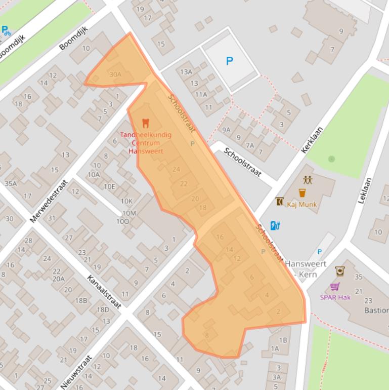 Kaart van postcodegebied 4417AB.