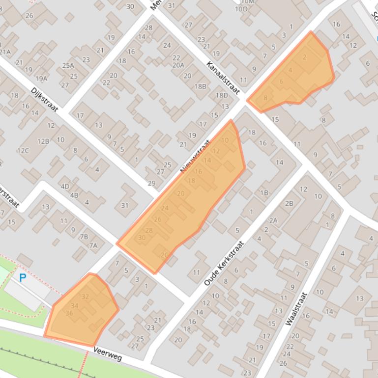 Kaart van postcodegebied 4417AG.