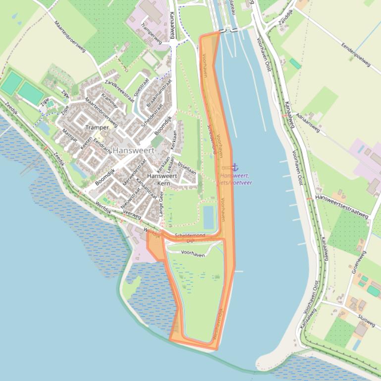 Kaart van postcodegebied 4417AL.