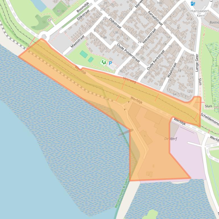 Kaart van postcodegebied 4417AN.