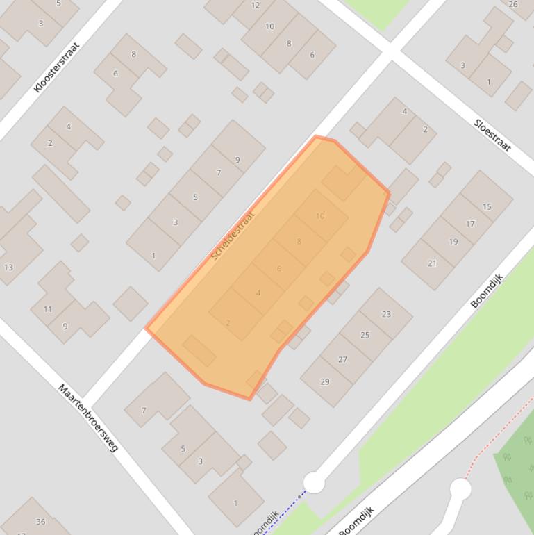 Kaart van postcodegebied 4417BP.