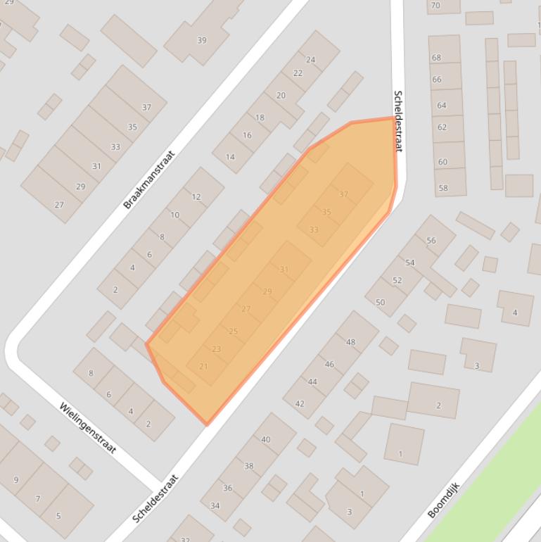 Kaart van postcodegebied 4417BR.