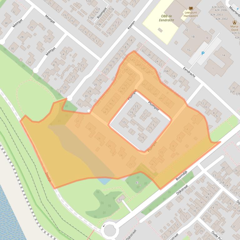 Kaart van postcodegebied 4417CG.