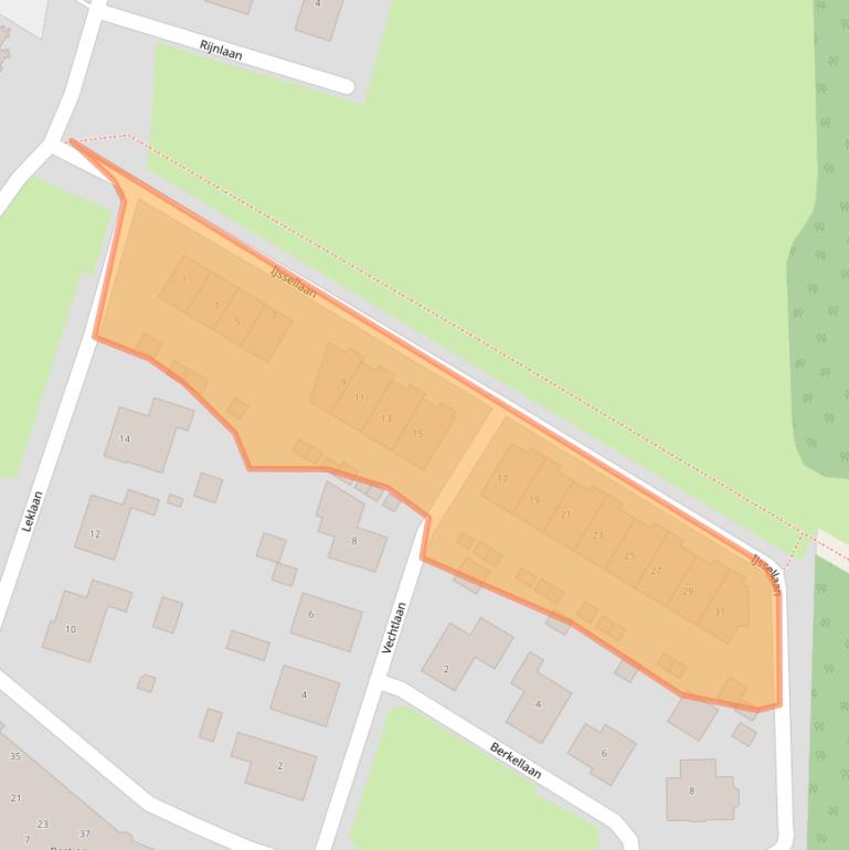 Kaart van postcodegebied 4417DB.