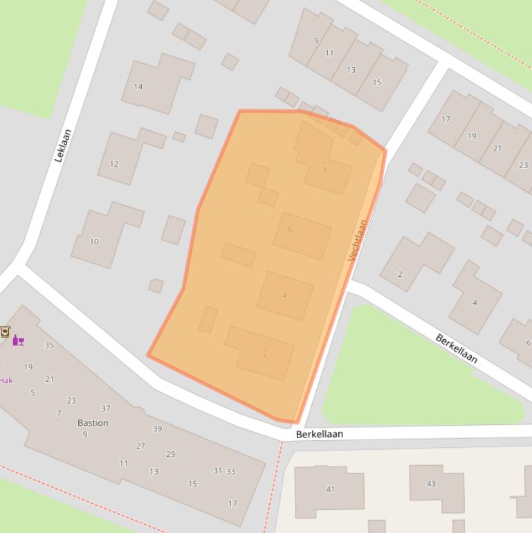 Kaart van postcodegebied 4417DK.