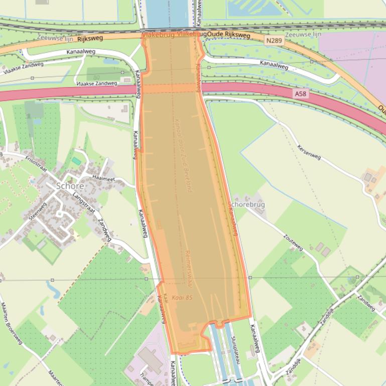 Kaart van postcodegebied 4417ES.