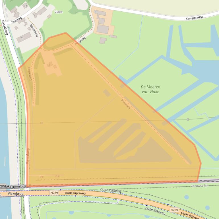 Kaart van postcodegebied 4417PE.