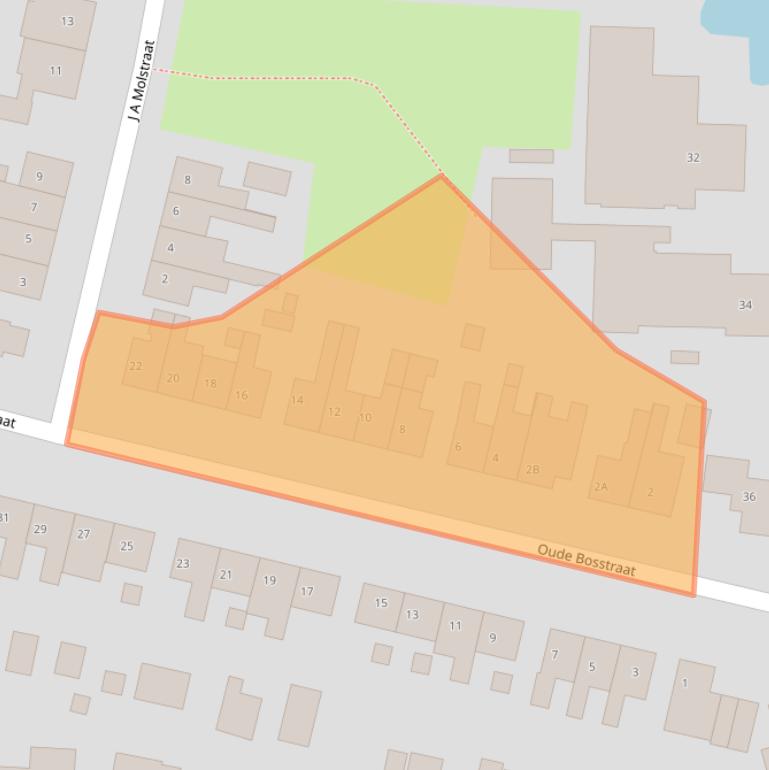 Kaart van postcodegebied 4421AP.