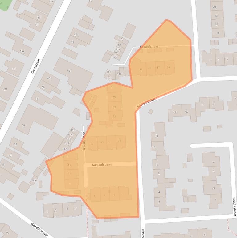 Kaart van postcodegebied 4421EH.