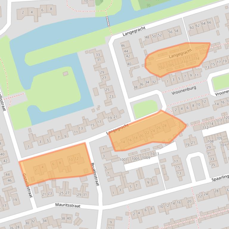Kaart van postcodegebied 4421EX.