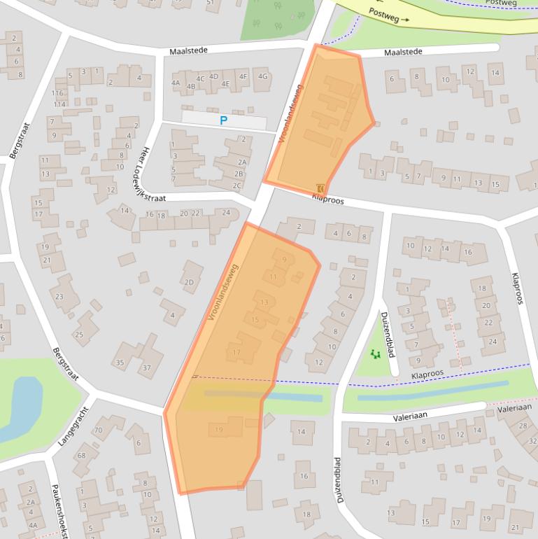 Kaart van postcodegebied 4421GJ.