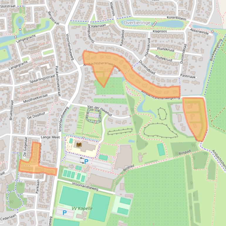 Kaart van postcodegebied 4421GP.