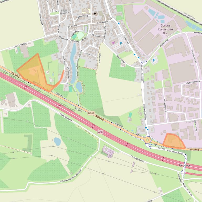 Kaart van postcodegebied 4421JJ.