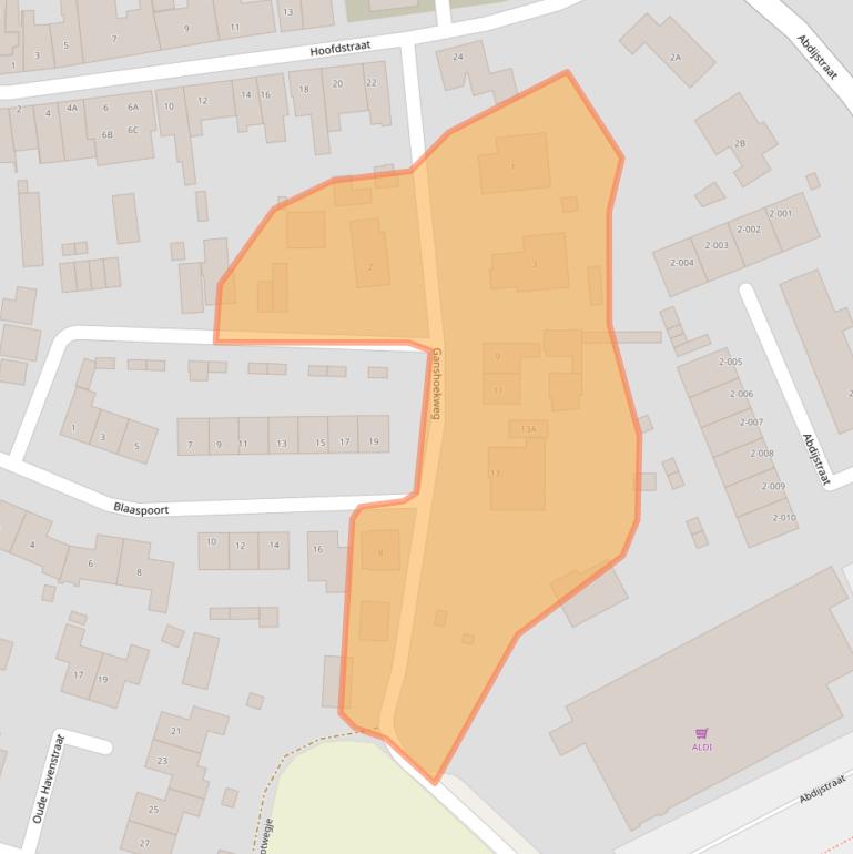 Kaart van postcodegebied 4421JL.