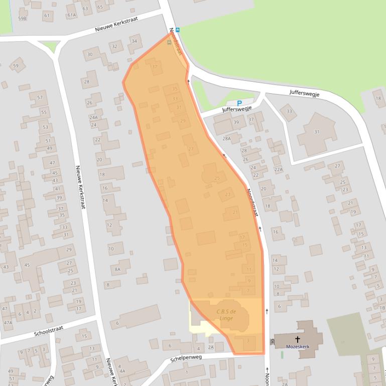 Kaart van postcodegebied 4421JS.