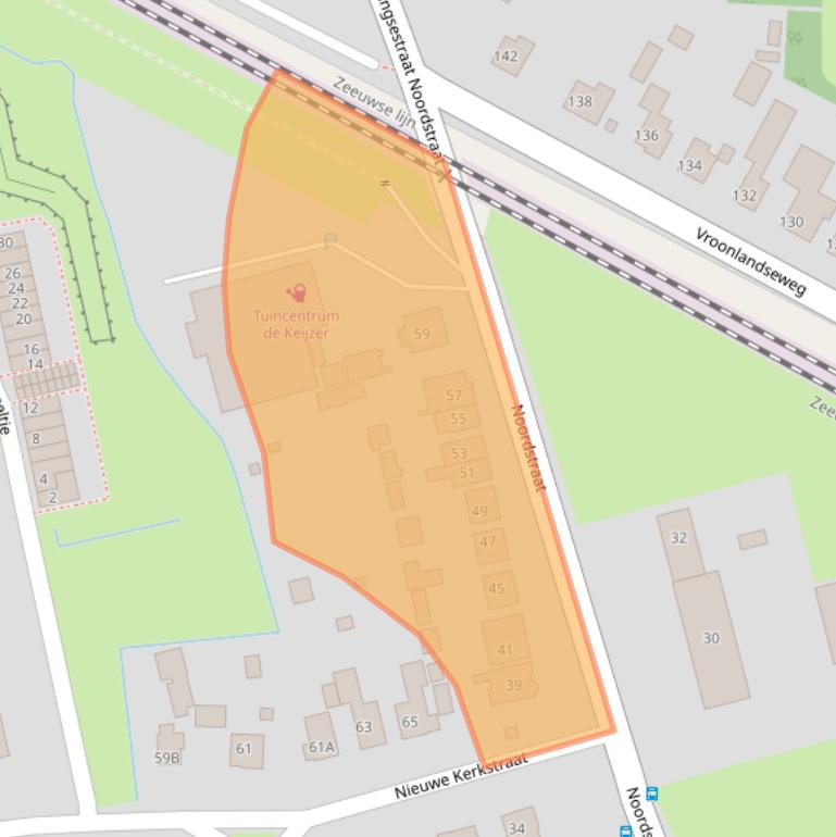 Kaart van postcodegebied 4421JT.