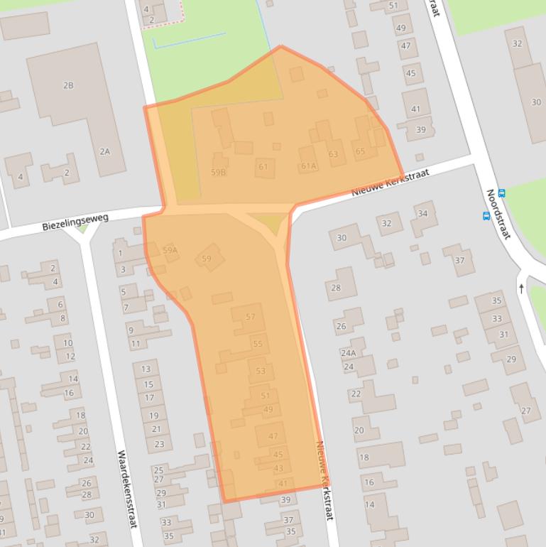 Kaart van postcodegebied 4421JZ.