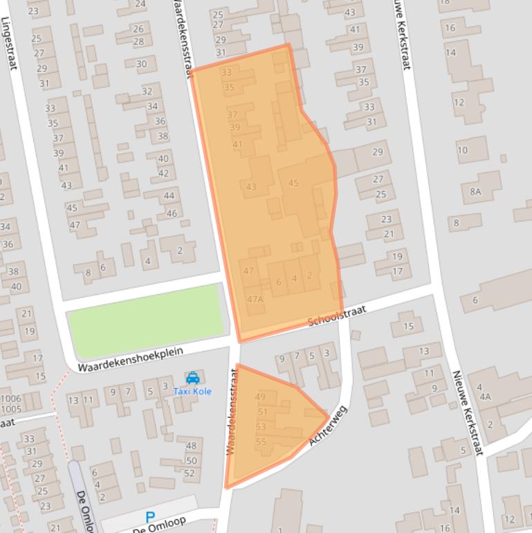 Kaart van postcodegebied 4421KK.