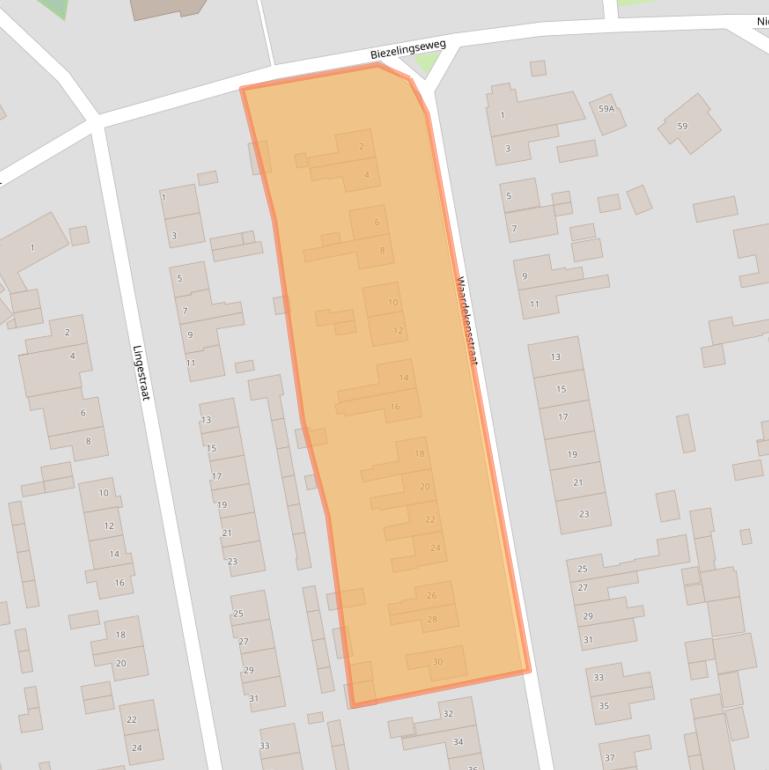 Kaart van postcodegebied 4421KL.