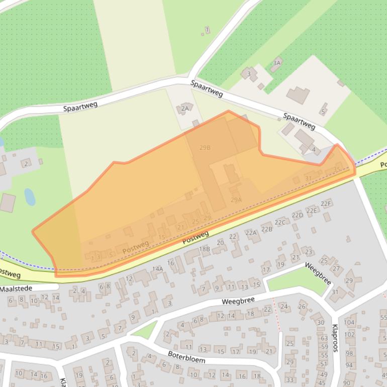 Kaart van postcodegebied 4421NA.