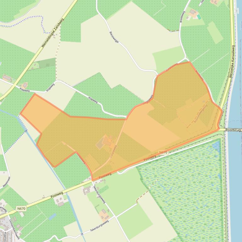 Kaart van postcodegebied 4421PD.