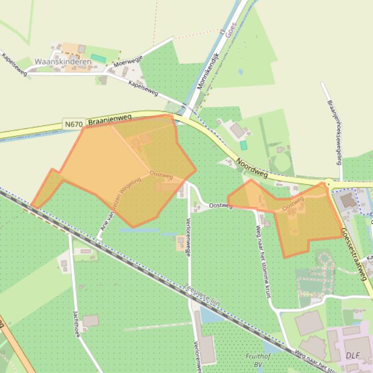 Kaart van postcodegebied 4421PK.