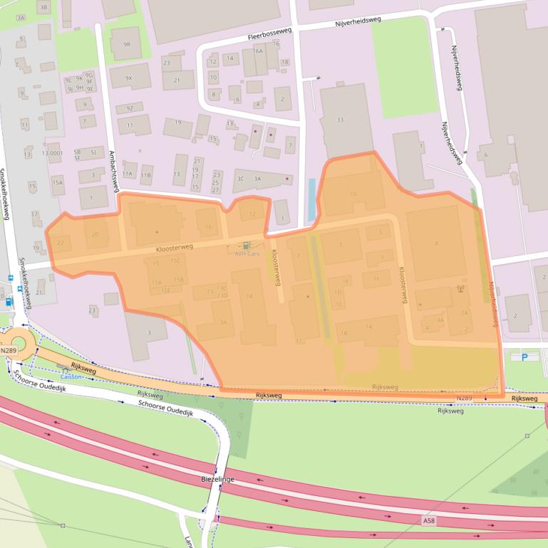 Kaart van postcodegebied 4421PV.